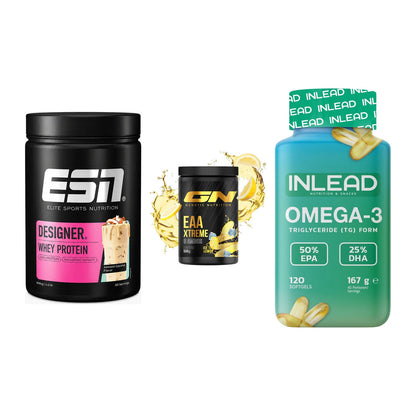 Definitionsphase-Set: ESN Designer + GN EAA Xtreme + INLEAD Omega-3 – alle enthaltenen Artikel