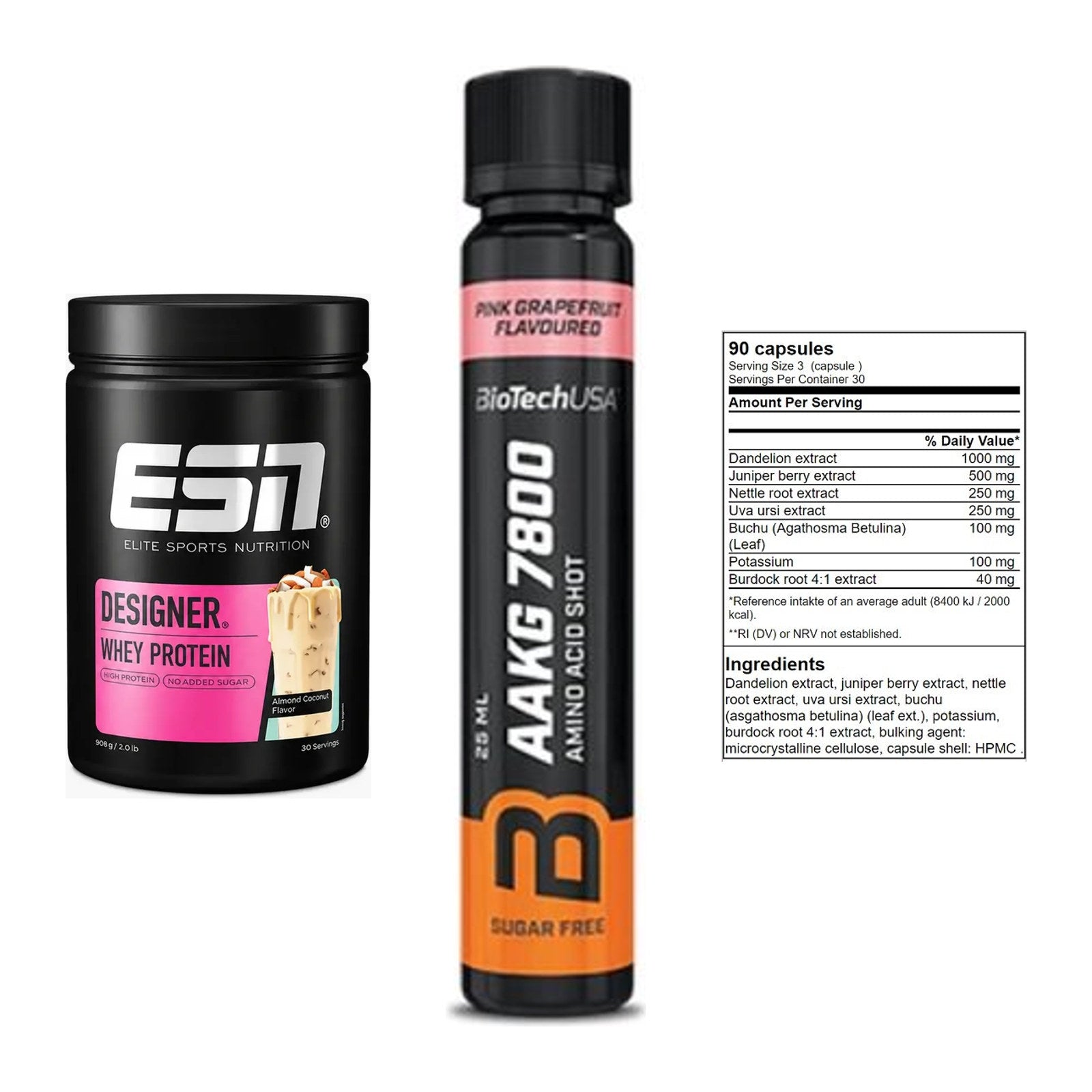 Definitionsphase-Set: ESN Designer + BioTech AAKG + GN Shred Cuts – alle enthaltenen Artikel
