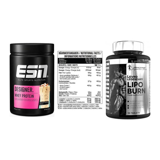 Definitionsphase-Set: ESN Designer + MST BCAA Zero + Kevin Levrone – alle enthaltenen Artikel