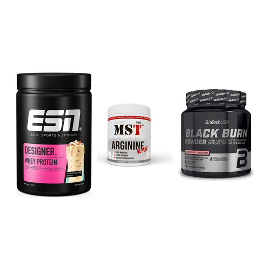 Definitionsphase-Set: ESN Designer + MST Arginine + BioTech Black – alle enthaltenen Artikel
