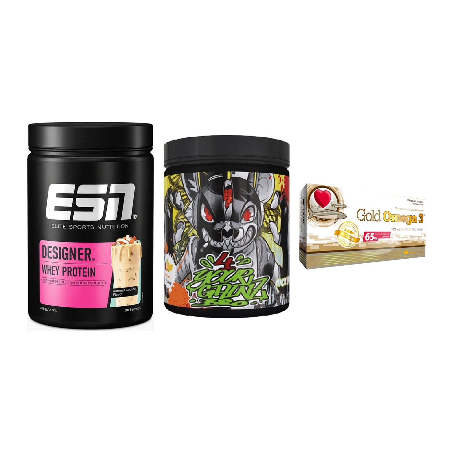 Definitionsphase-Set: ESN Designer + BPS-Pharma + Olimp Omega 3 – alle enthaltenen Artikel