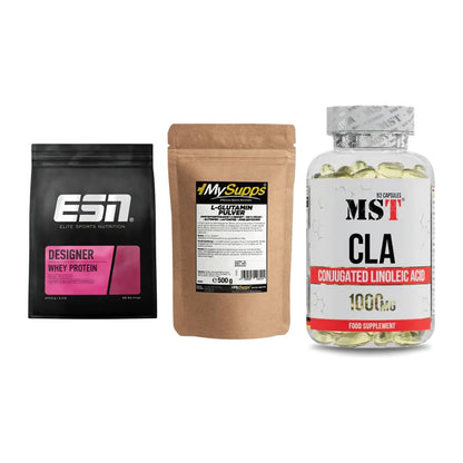 Definitionsphase-Set: ESN Designer + MySupps Glutam + MST CLA 1000mg – alle enthaltenen Artikel
