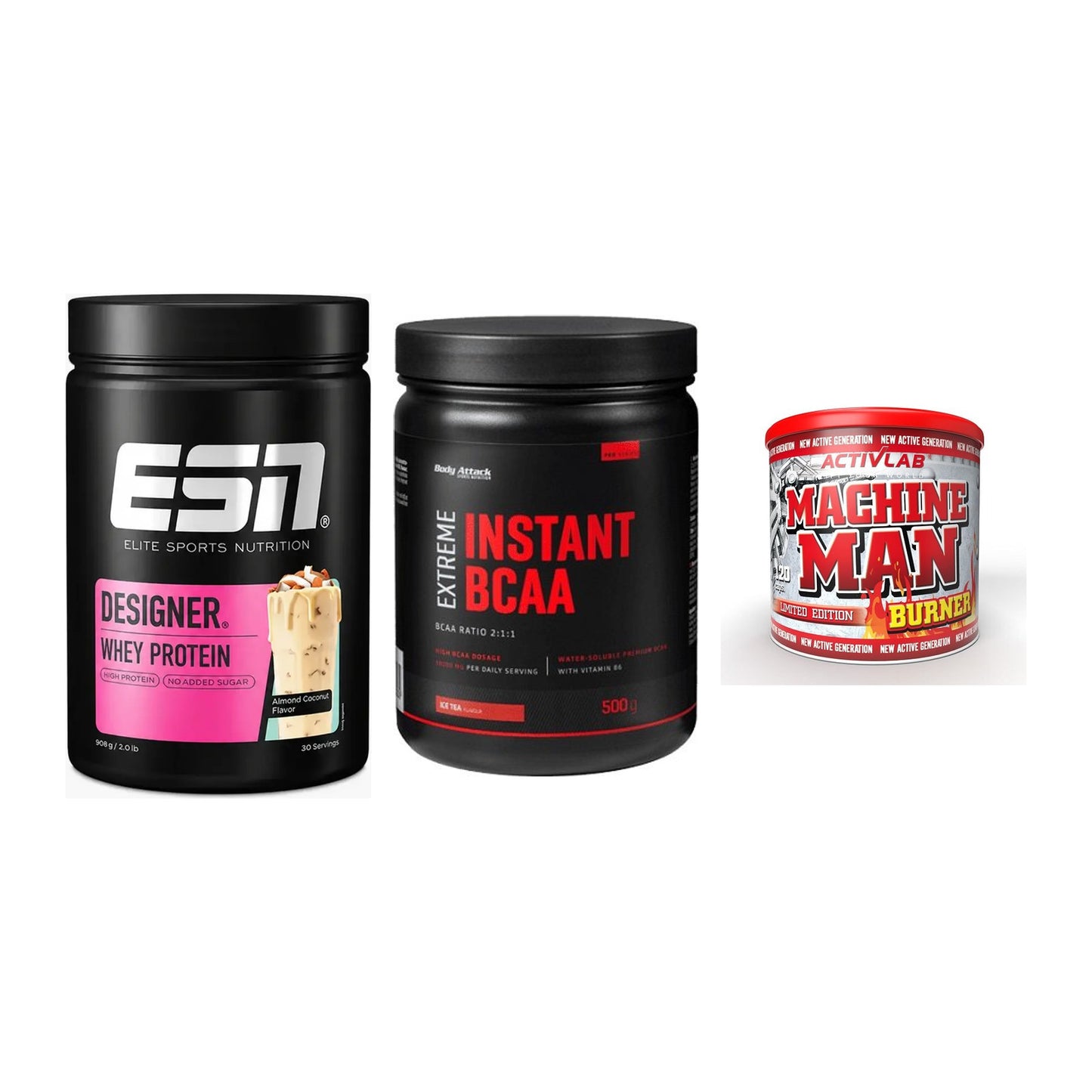 Definitionsphase-Set: ESN Designer + Body Attack + Activlab – alle enthaltenen Artikel