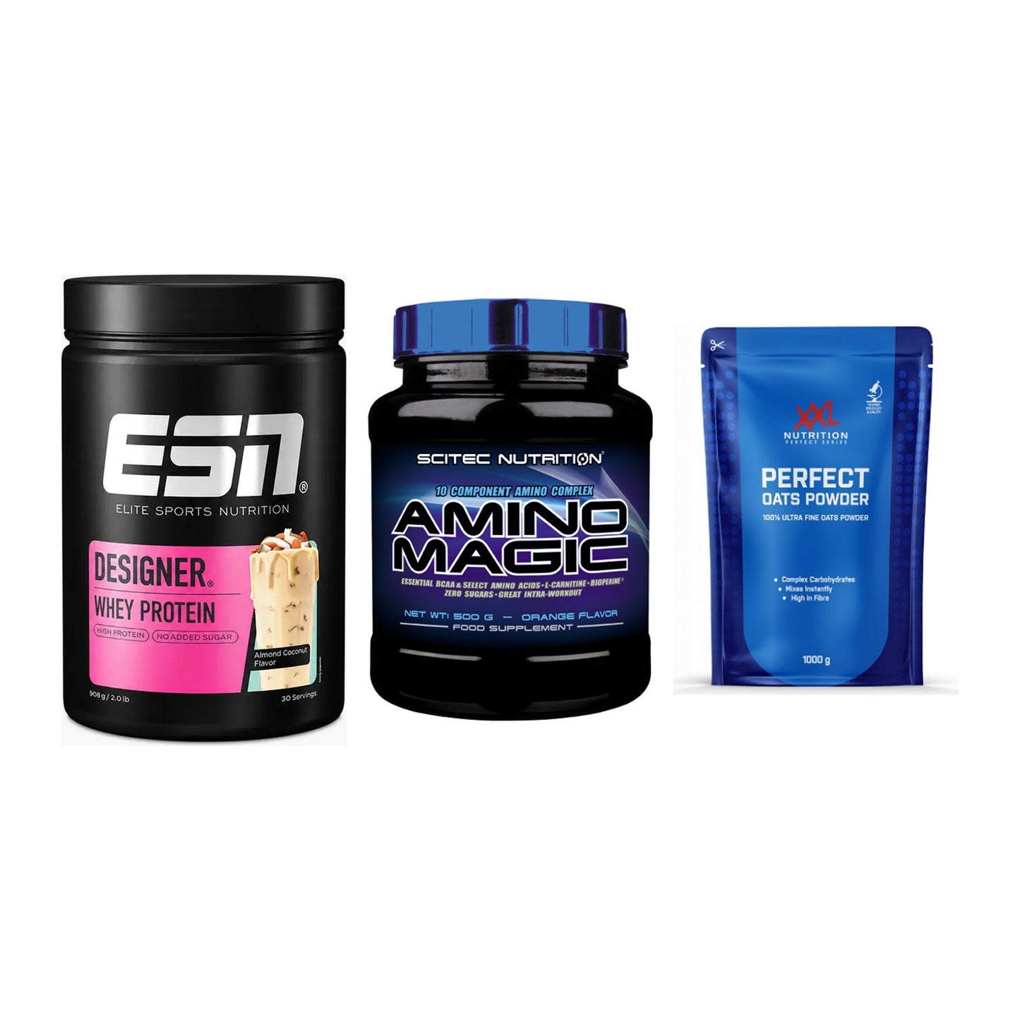 Definitionsphase-Set: ESN Designer + Scitec Amino + XXL Nutrition – alle enthaltenen Artikel
