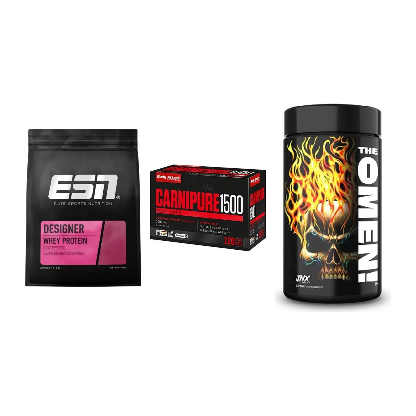 Definitionsphase-Set: ESN Designer + Body Attack + JNX Sports – alle enthaltenen Artikel