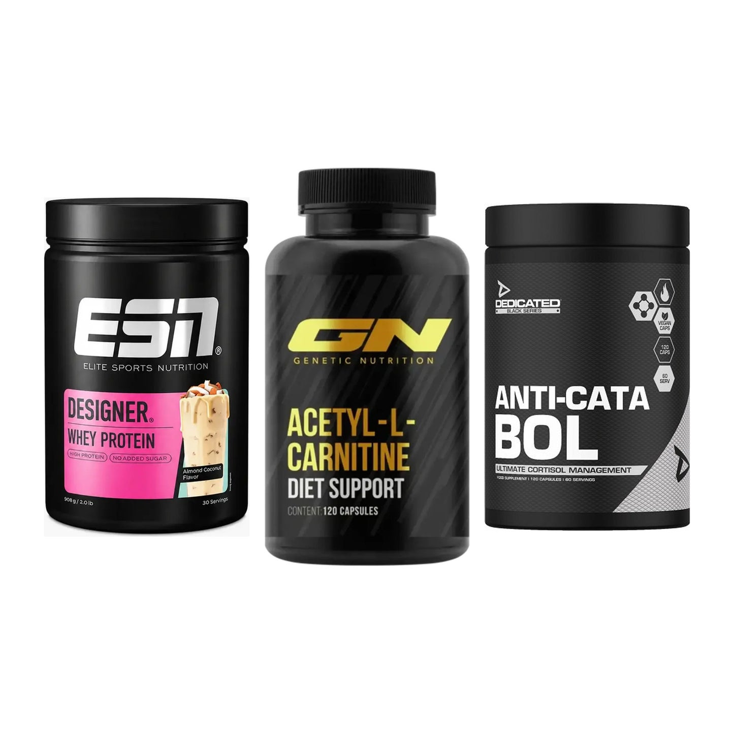 Definitionsphase-Set: ESN Designer + GN Acetyl + Dedicated – alle enthaltenen Artikel