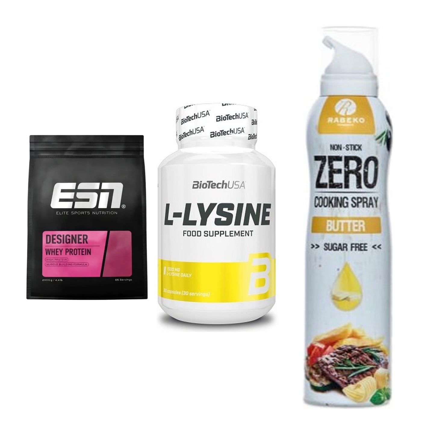 Definitionsphase-Set: ESN Designer + BioTech L-Lysi + Rabeko Zero – alle enthaltenen Artikel