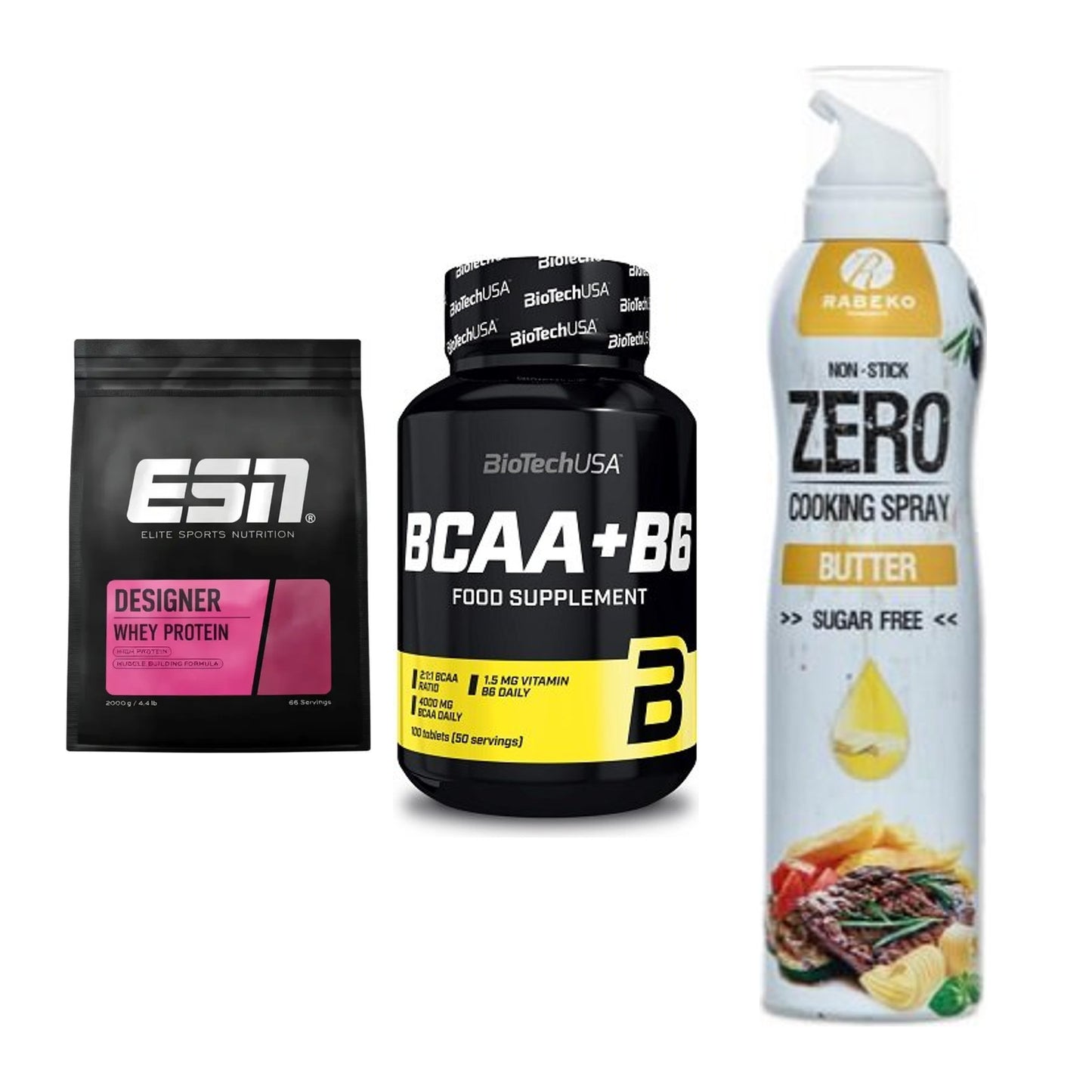 Definitionsphase-Set: ESN Designer + BioTech BCAA+B + Rabeko Zero – alle enthaltenen Artikel