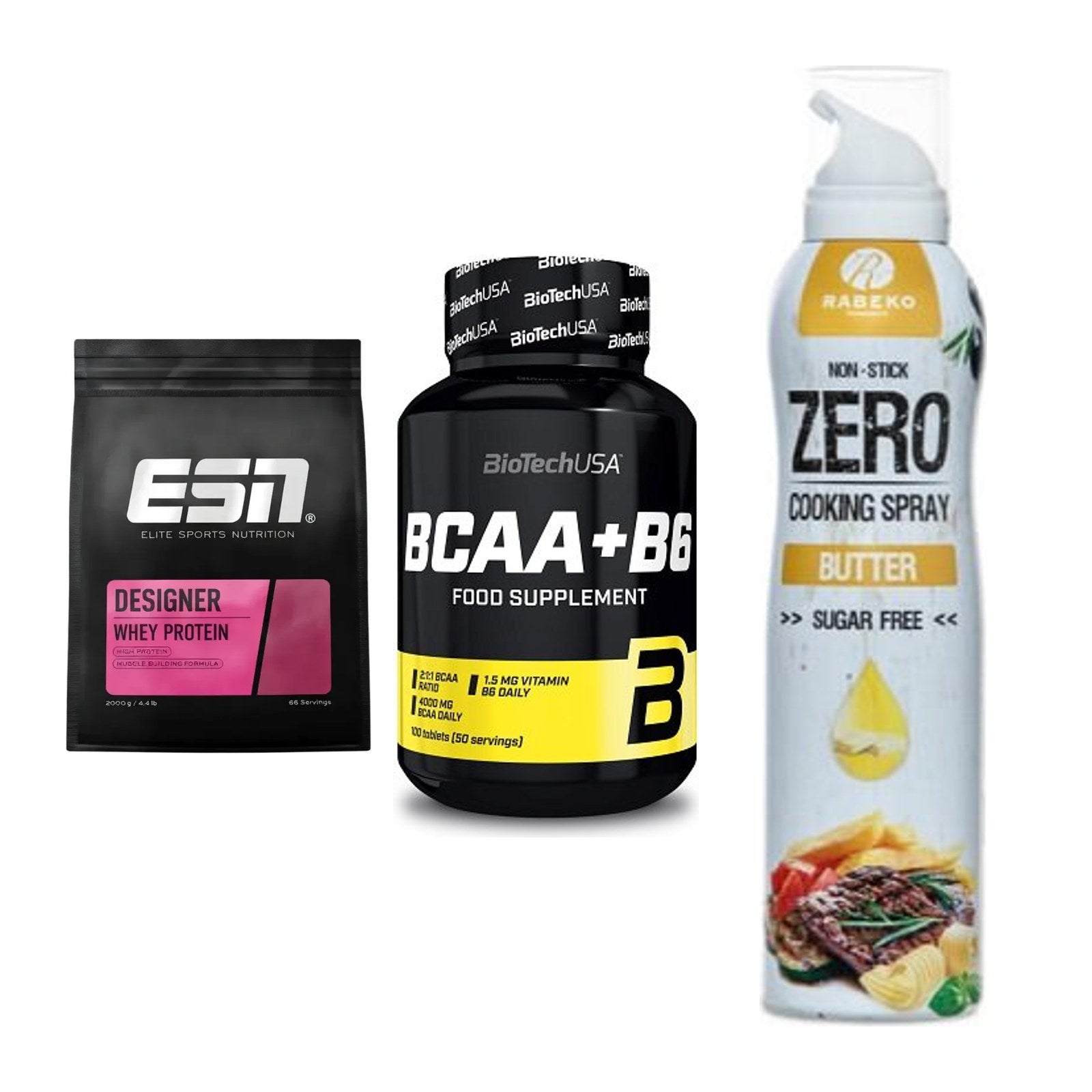 Definitionsphase-Set: ESN Designer + BioTech BCAA+B + Rabeko Zero – alle enthaltenen Artikel