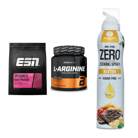 Definitionsphase-Set: ESN Designer + BioTech L-Argi + Rabeko Zero – alle enthaltenen Artikel