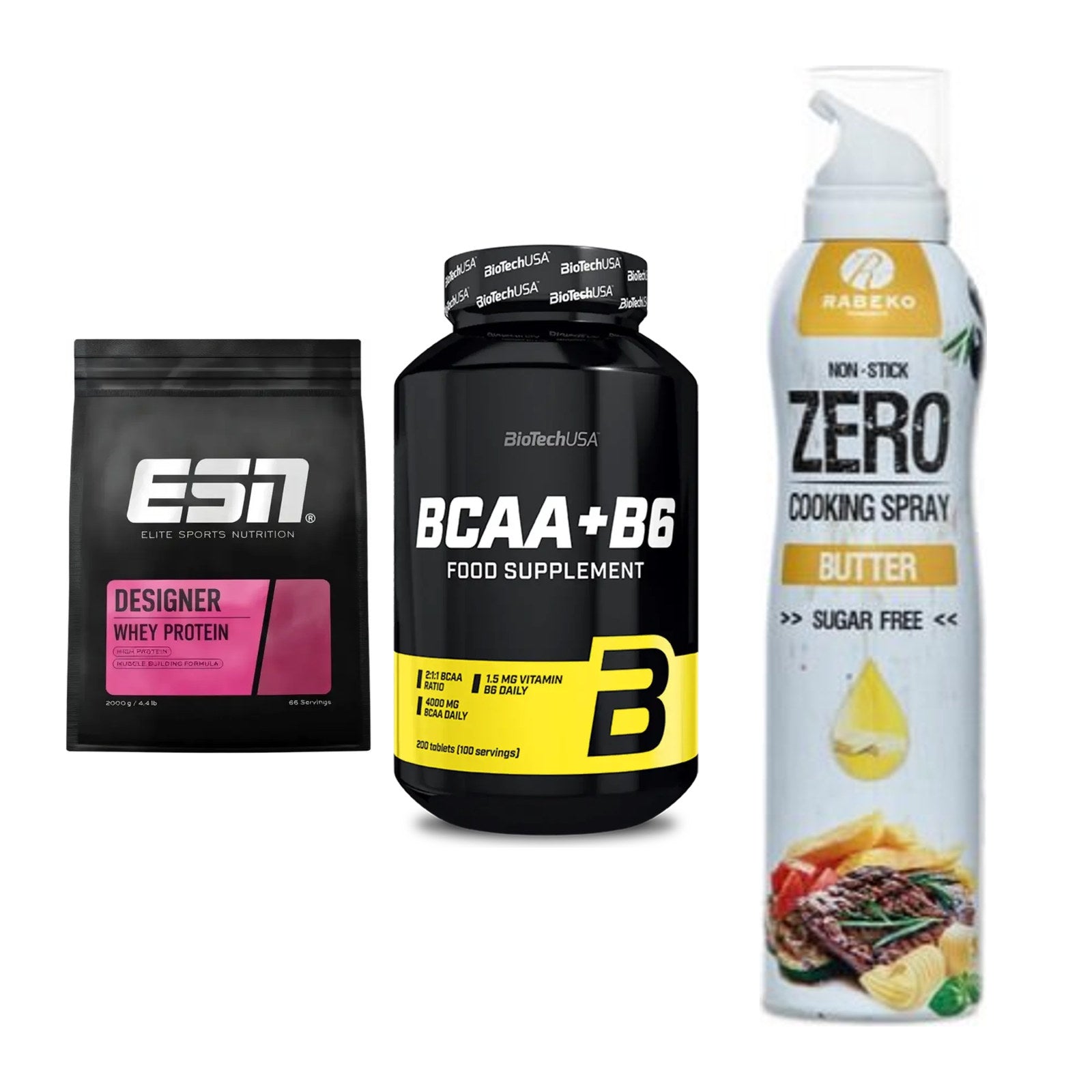 Definitionsphase-Set: ESN Designer + BioTech BCAA+B + Rabeko Zero – alle enthaltenen Artikel