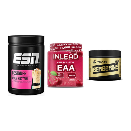 Definitionsphase-Set: ESN Designer Whey + INLEAD EAA + Peak Berberine – alle enthaltenen Artikel