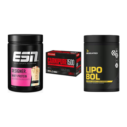 Definitionsphase-Set: ESN Designer + Body Attack + Dedicated – alle enthaltenen Artikel
