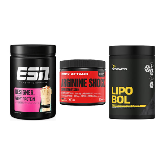 Definitionsphase-Set: ESN Designer + Body Attack + Dedicated – alle enthaltenen Artikel