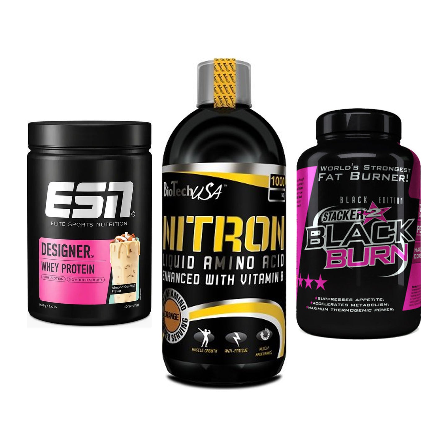 Definitionsphase-Set: ESN Designer + BioTech Liquid + Stacker2 Black – alle enthaltenen Artikel