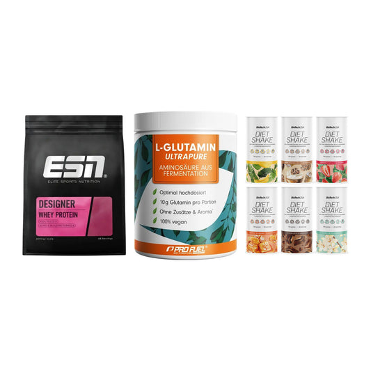 Definitionsphase-Set: ESN Designer + ProFuel Glutam + BioTech Diet – alle enthaltenen Artikel