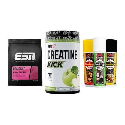Definitionsphase-Set: ESN Designer + MST Creatine + XXL Nutrition – alle enthaltenen Artikel