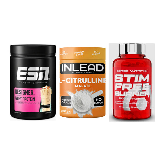 Definitionsphase-Set: ESN Designer + INLEAD L-Citru + Scitec Stim – alle enthaltenen Artikel