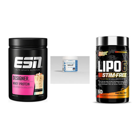 Definitionsphase-Set: ESN Designer + NNT Citrullin + Nutrex Lipo 6 – alle enthaltenen Artikel