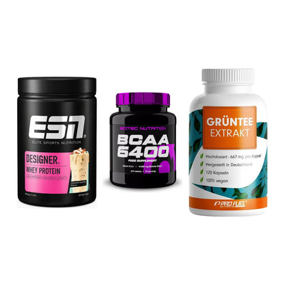 Definitionsphase-Set: ESN Designer + Scitec BCAA + ProFuel Grünte – alle enthaltenen Artikel