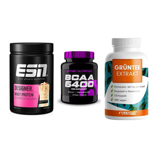 Definitionsphase-Set: ESN Designer + Scitec BCAA + ProFuel Grünte – alle enthaltenen Artikel