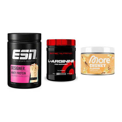 Definitionsphase-Set: ESN Designer + Scitec Arginin + More Nutrition – alle enthaltenen Artikel
