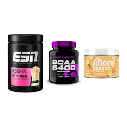 Definitionsphase-Set: ESN Designer + Scitec BCAA + More Nutrition – alle enthaltenen Artikel