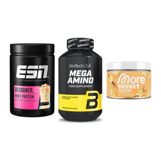 Definitionsphase-Set: ESN Designer + BioTech Mega + More Nutrition – alle enthaltenen Artikel