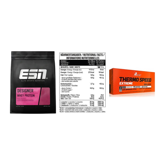 Definitionsphase-Set: ESN Designer + MST BCAA Zero + Olimp Thermo – alle enthaltenen Artikel