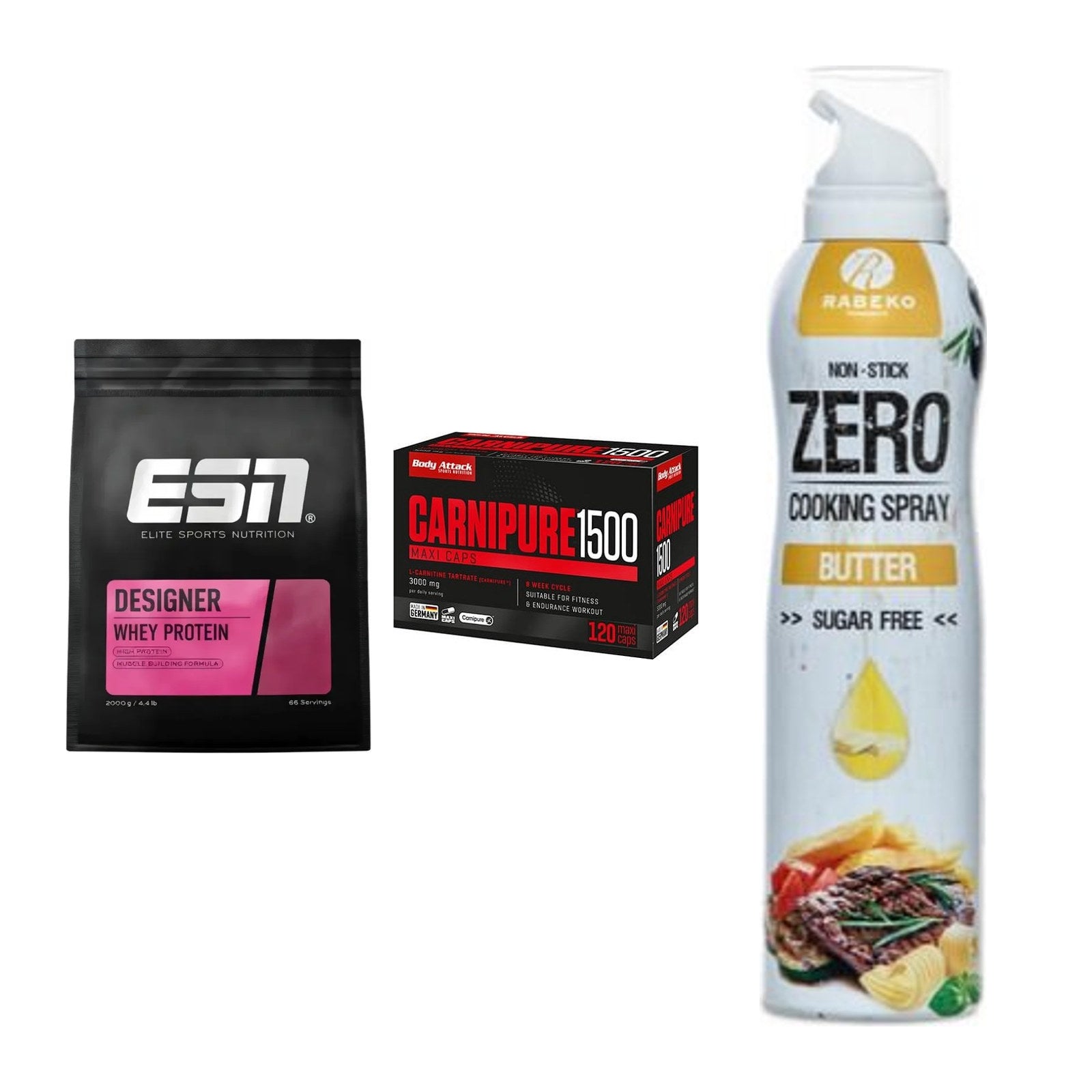 Definitionsphase-Set: ESN Designer + Body Attack + Rabeko Zero – alle enthaltenen Artikel