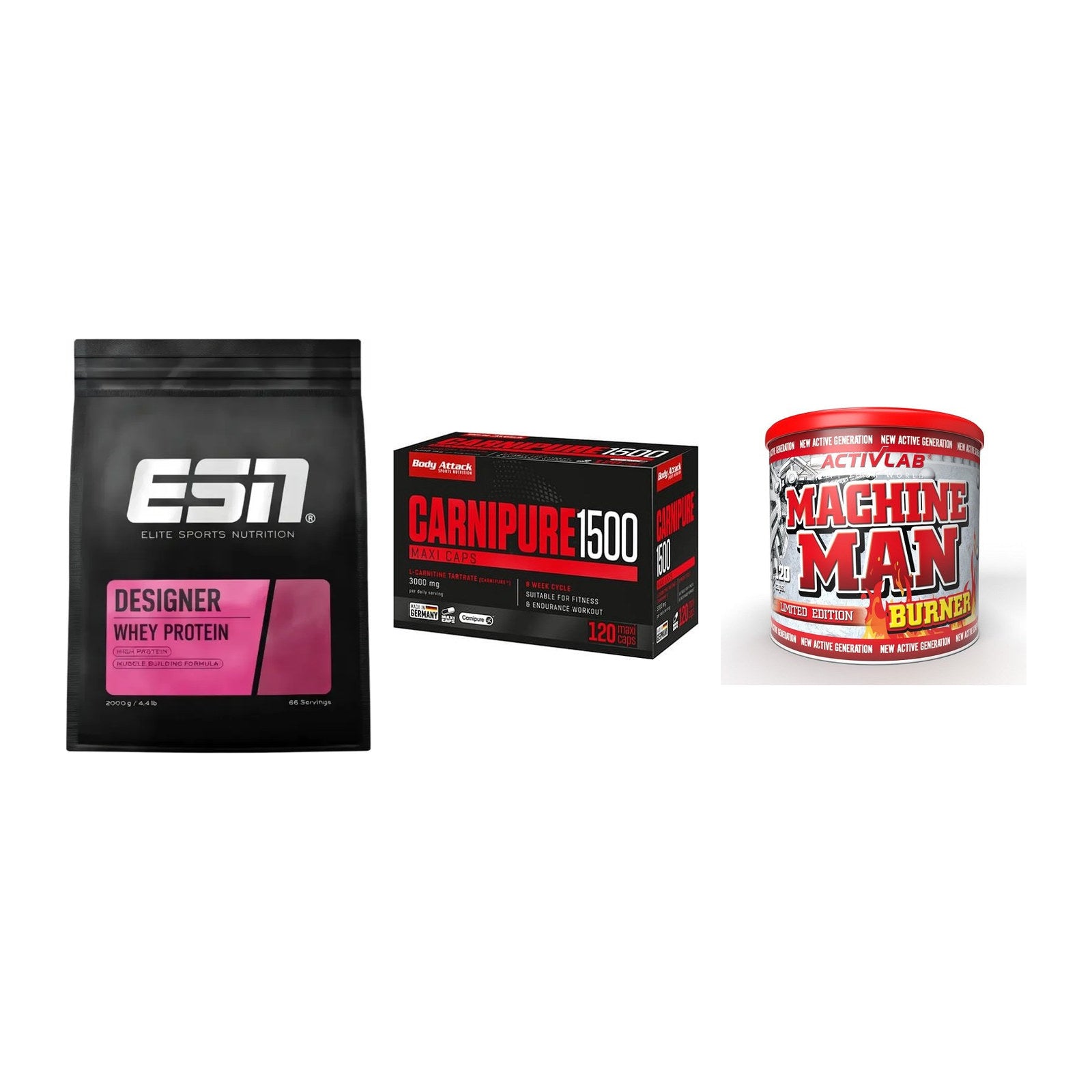 Definitionsphase-Set: ESN Designer + Body Attack + Activlab – alle enthaltenen Artikel