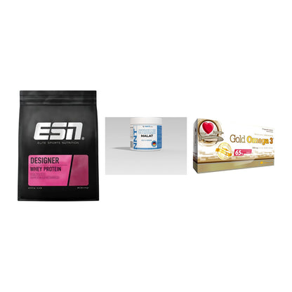 Definitionsphase-Set: ESN Designer + NNT Citrullin + Olimp Omega 3 – alle enthaltenen Artikel