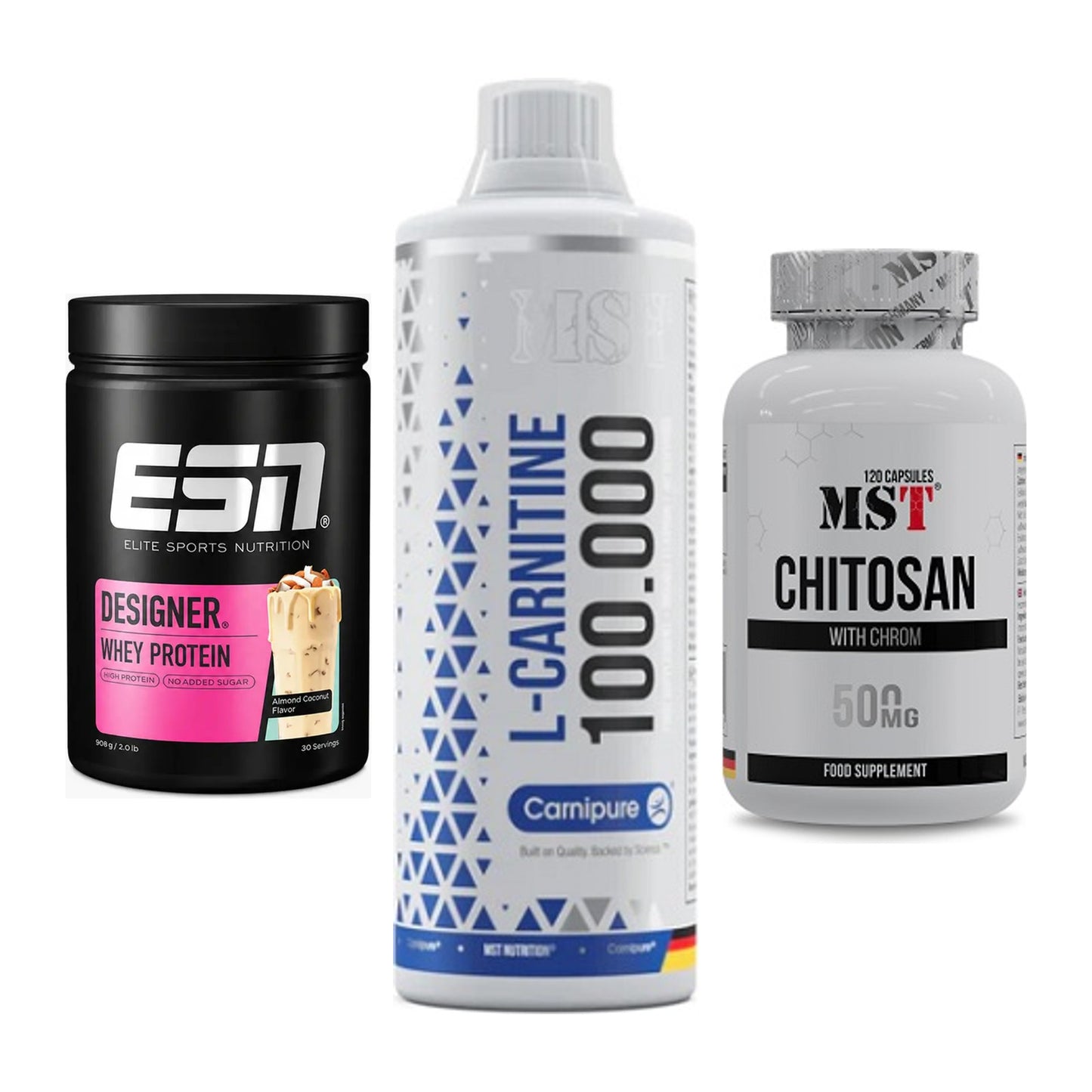 Definitionsphase-Set: ESN Designer + MST L-Carnitin + MST Chitosan – alle enthaltenen Artikel