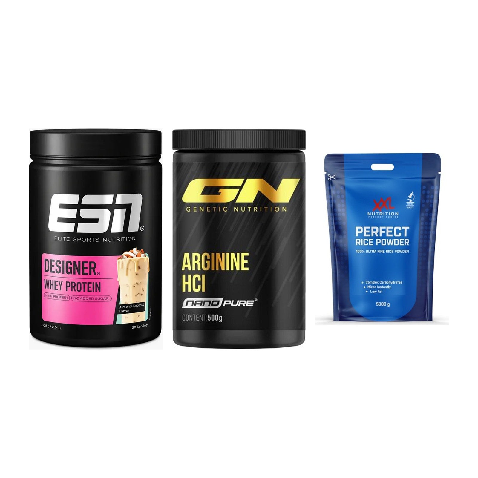 Definitionsphase-Set: ESN Designer + GN Arginine + XXL Nutrition – alle enthaltenen Artikel