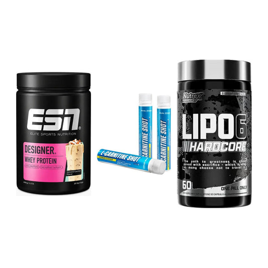 Definitionsphase-Set: ESN Designer + Body Attack + Nutrex Lipo 6 – alle enthaltenen Artikel