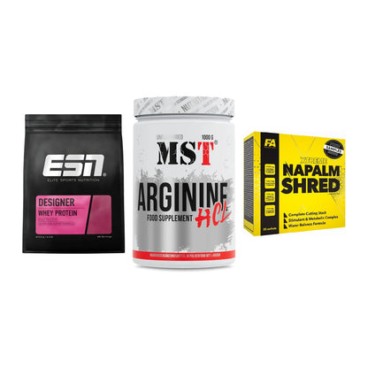 Definitionsphase-Set: ESN Designer + MST Arginine + FA Nutrition – alle enthaltenen Artikel