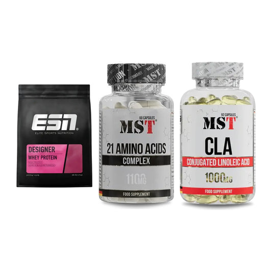 Definitionsphase-Set: ESN Designer + MST 21 Amino + MST CLA 1000mg – alle enthaltenen Artikel