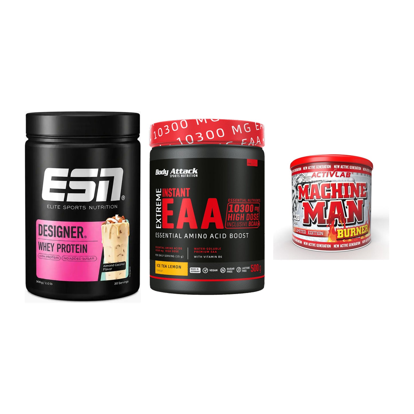 Definitionsphase-Set: ESN Designer + Body Attack + Activlab – alle enthaltenen Artikel