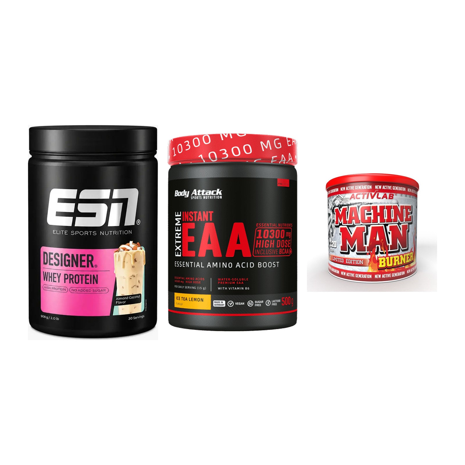 Definitionsphase-Set: ESN Designer + Body Attack + Activlab – alle enthaltenen Artikel