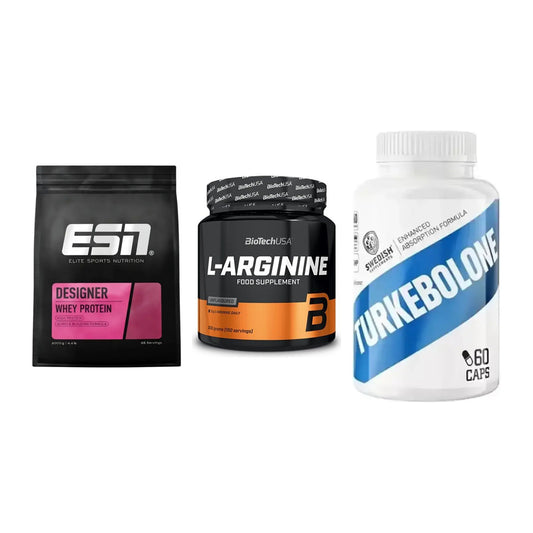 Definitionsphase-Set: ESN Designer + BioTech L-Argi + Swedish Supple – alle enthaltenen Artikel