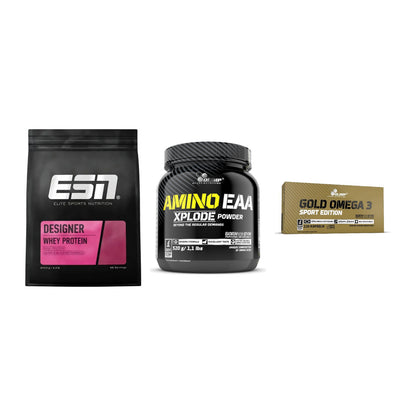 Definitionsphase-Set: ESN Designer + Olimp Amino + Olimp Omega 3 – alle enthaltenen Artikel