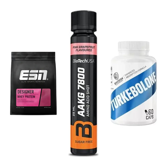 Definitionsphase-Set: ESN Designer + BioTech AAKG + Swedish Supple – alle enthaltenen Artikel