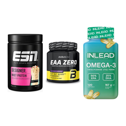Definitionsphase-Set: ESN Designer + BioTech EAA + INLEAD Omega-3 – alle enthaltenen Artikel