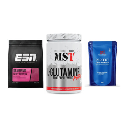 Definitionsphase-Set: ESN Designer + MST Glutamine + XXL Nutrition – alle enthaltenen Artikel