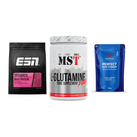 Definitionsphase-Set: ESN Designer + MST Glutamine + XXL Nutrition – alle enthaltenen Artikel