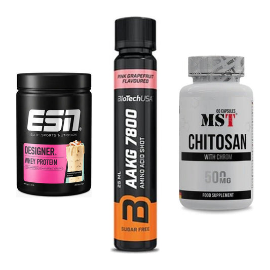 Definitionsphase-Set: ESN Designer + BioTech AAKG + MST Chitosan – alle enthaltenen Artikel