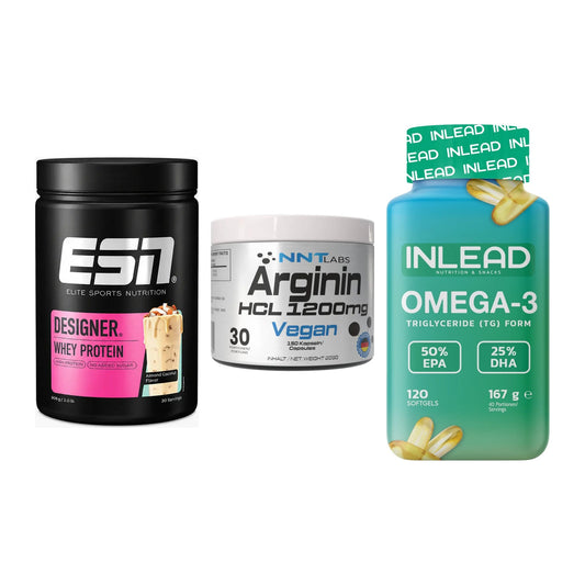 Definitionsphase-Set: ESN Designer + NNT Arginin + INLEAD Omega-3 – alle enthaltenen Artikel