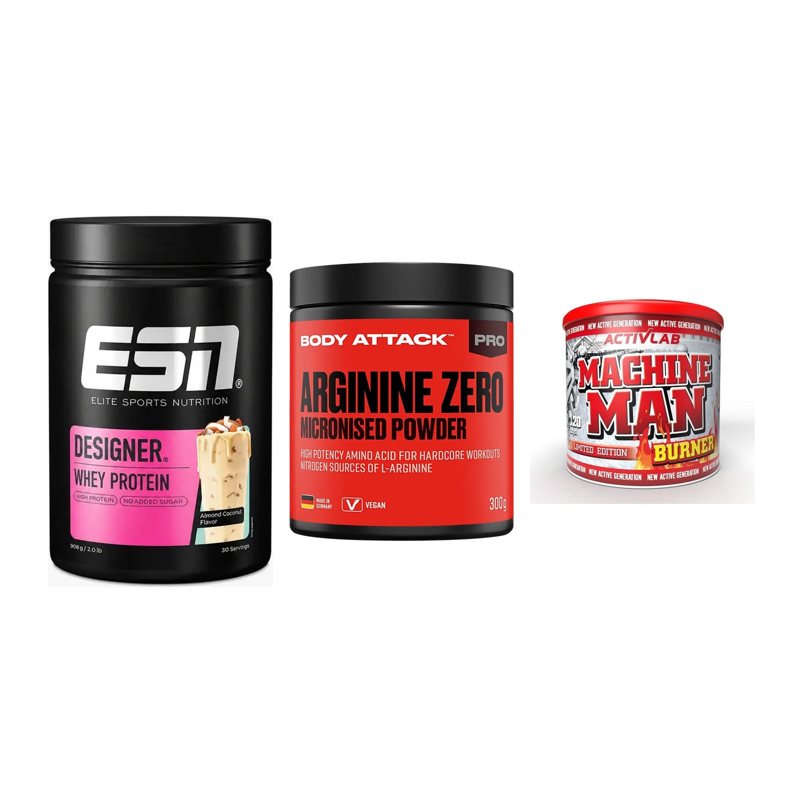 Definitionsphase-Set: ESN Designer + Body Attack + Activlab – alle enthaltenen Artikel