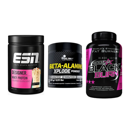 Definitionsphase-Set: ESN Designer + Olimp Beta-Ala + Stacker2 Black – alle enthaltenen Artikel