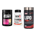 Definitionsphase-Set: ESN Designer + MST L-Carnitin + Nutrex Lipo 6 – alle enthaltenen Artikel